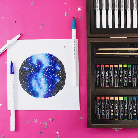 Art 101 Multimedia Illustration Wood Art Set